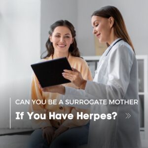 Woman meeting with a doctor to discuss surrogacy eligibility and health screening.